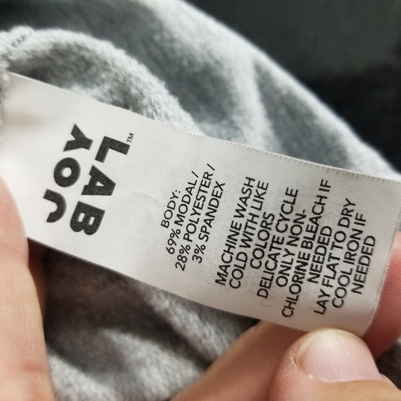 JOYLAB | crewneck long sleeve split hem top - Picture 6 of 6